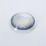 Сірі Кольорові Контактні Лінзи Мун Глоу | Лінзи для краси ( Нульовки ) | Натуральні-Природні | Для світлих - чорних очей, фото 2