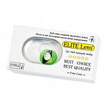 Зелені Кольорові Контактні Лінзи Кет Грін | Лінзи для краси ( Нульовки ) |  Крейзі/Косплей/Хелловін| Для світлих – чорних очей, фото 3