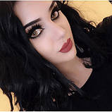 Карі Кольорові Контактні Лінзи Айс Браун | Лінзи для краси ( Нульовки ) | Натуральні-Природні | Для світлих - чорних очей, фото 3