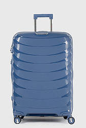 Велика пластикова валіза Three Birds 2024-13-4L синій