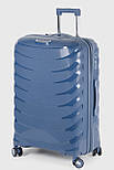 Велика пластикова валіза Three Birds 2024-13-4L синій, фото 3