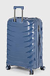 Велика пластикова валіза Three Birds 2024-13-4L синій, фото 6