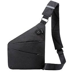 Чоловіча сумка через плече Cross Body 30х22х15, Чорна / Сумка месенджер