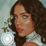 Зелені Кольорові Контактні Лінзи Мальдівс | Лінзи для краси | Натуральні-Природні | Для світлих - чорних очей, фото 3