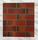 Фасадні термопанелі під цеглу із захисною плівкою, гнучкий клінкер.Колір 92, фото 2