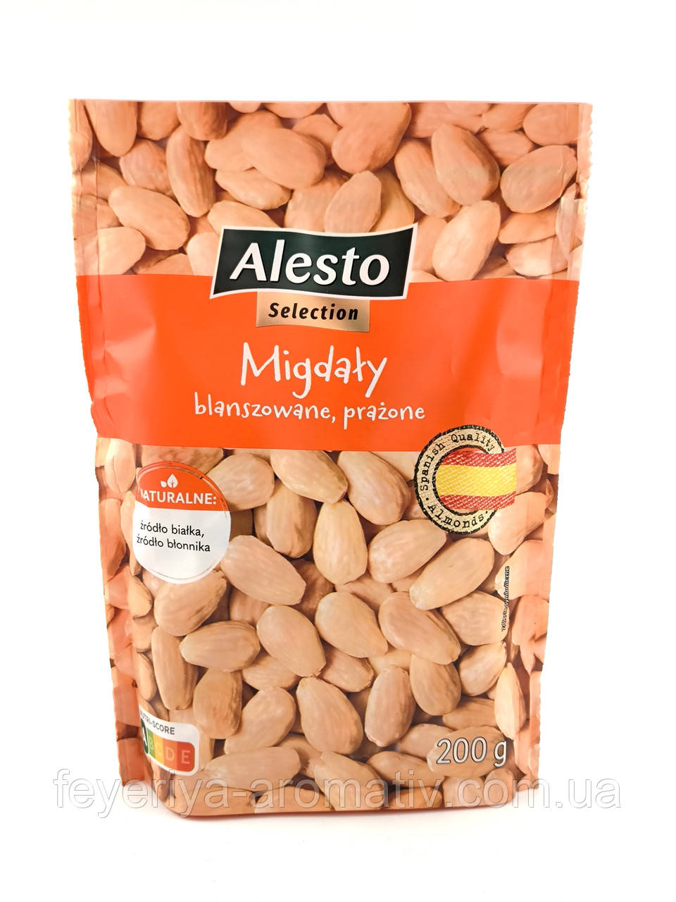 Мигдаль Alesto бланшований, обсмажений, 200 г Іспанія