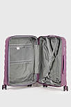 Середня пластикова валіза Three Birds 2024-13-17M фіолетова, фото 6