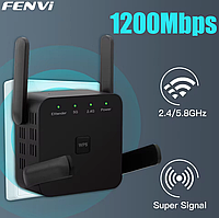 Підсилювач Wi Fi Fenvi дводіапазонний 2,4/5 ГГц 1200 Мбіт/с ретранслятор вай фай репітер