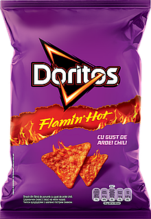 Чіпси начо Doritos, шалено гострий смак 75 г