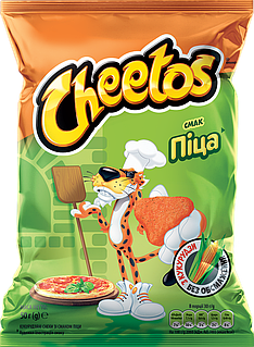 Кукурудзяні снеки Cheetos зі смаком піцци 50 г