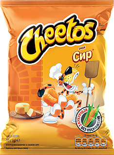 Кукурудзяні палички Cheetos зі смаком сиру 55 г