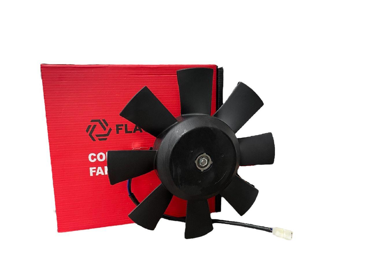 Мотор охолодження радіатора ВАЗ 2101-2110,2170-72 Сенс (70) 8 лопатей FLAGMUS