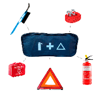 Автомобильный набор Аптечка Огнетушитель Комплект для водителя в багажник Универсальный набор водителя