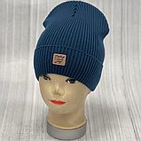 М 89014. Шапка з флісом для хлопчика, підлітка "I CHOOSE JOY", різні кольори, 4-15 років, фото 3