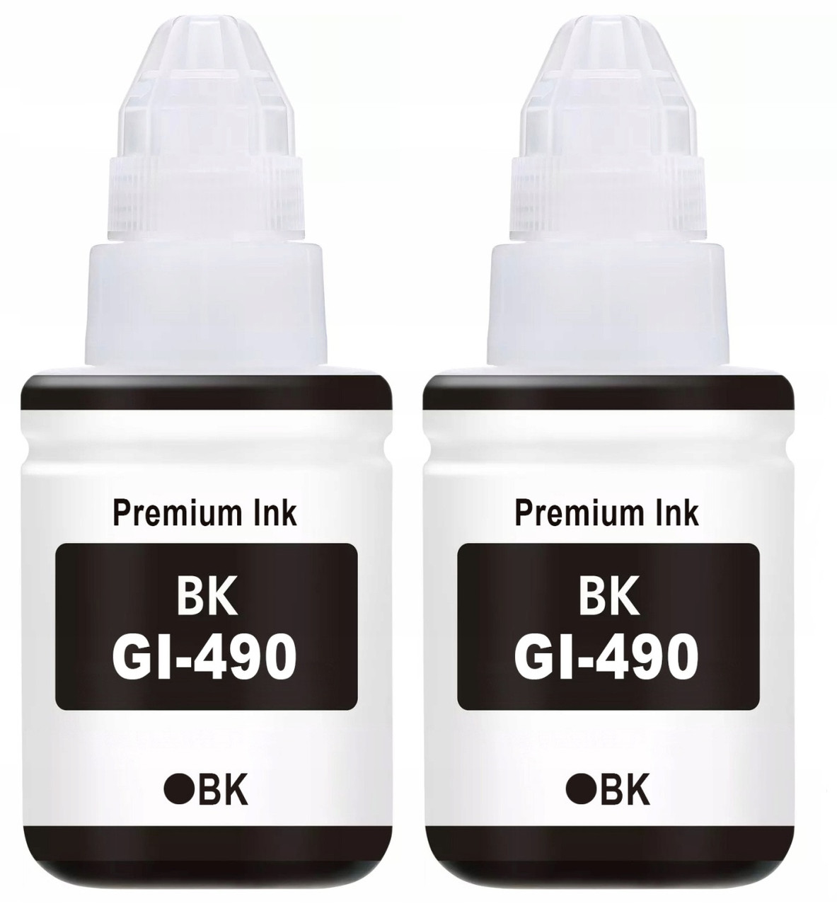 Преміальне сумісне чорнило V.Print для Canon PIXMA G3411 2шт по 135мл BK, насичені та яскраві кольори