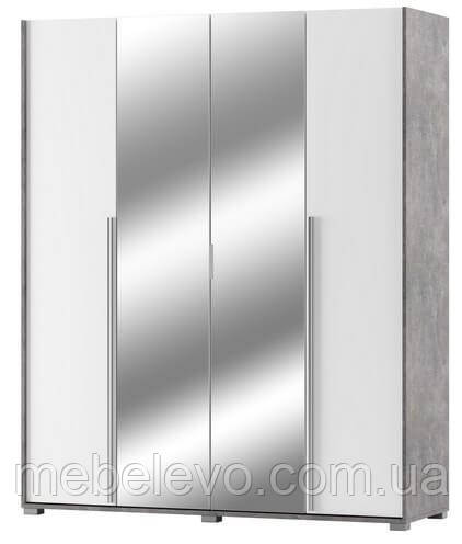 Шафа Алекса 4ДЗ(180) 2200х1800х590мм ательє світлий+німфея альба   Світ меблів