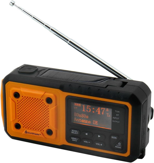 Цифрове радіо Soundmaster DAB112OR, Німеччина