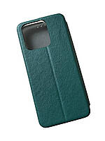 Чохол-книжка для Xiaomi Redmi 10C зелений протиударний