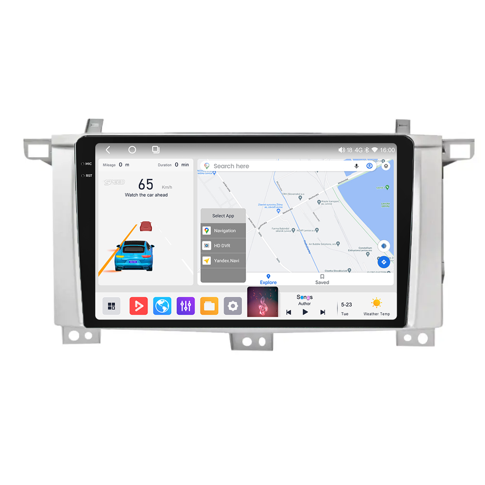 Штатна магнітола Mekede MS 2k Toyota Land Cruiser 100 (2002-2007) CarPlay QleD, фото 1