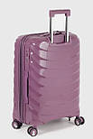 Середня пластикова валіза Three Birds 2024-13-17M фіолетова, фото 4
