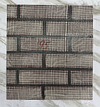 Фасадні термопанелі під цеглу із захисною плівкою, гнучкий клінкер.Колір 95, фото 3