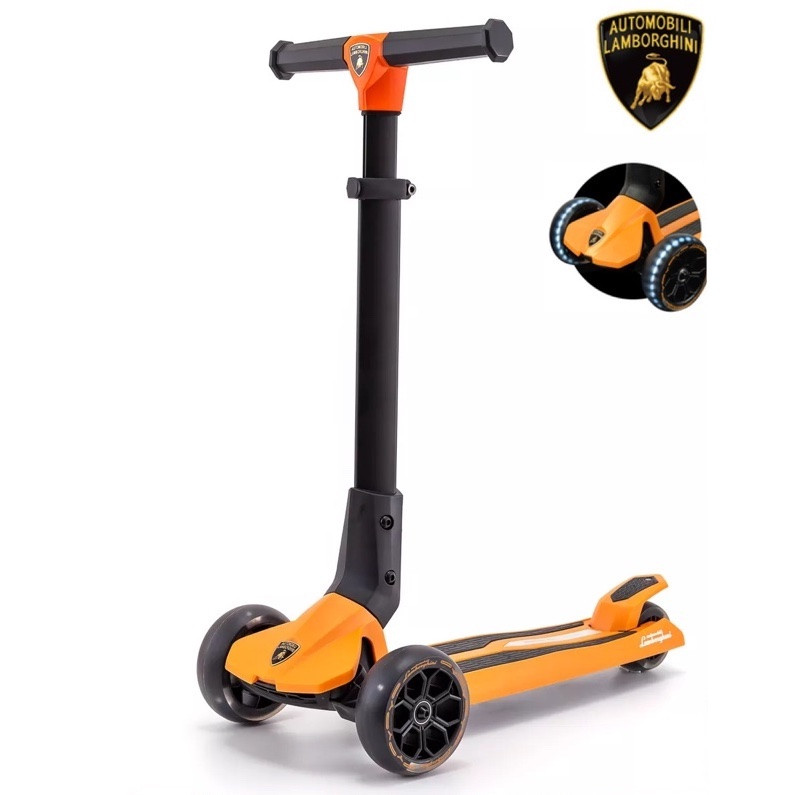 Самокат kick'n'roll Lamborghini (складне кермо, колеса світяться) арт. LB - 10200, фото 1