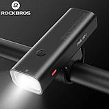 Потужна велофара ROCKBROS RHL-800 (800LM, 3000mAh, USB-C, IPX6, 5 Mode), фото 4