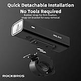 Потужна велофара ROCKBROS RHL-800 (800LM, 3000mAh, USB-C, IPX6, 5 Mode), фото 5