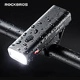 Потужна велофара ROCKBROS RHL-800 (800LM, 3000mAh, USB-C, IPX6, 5 Mode), фото 7