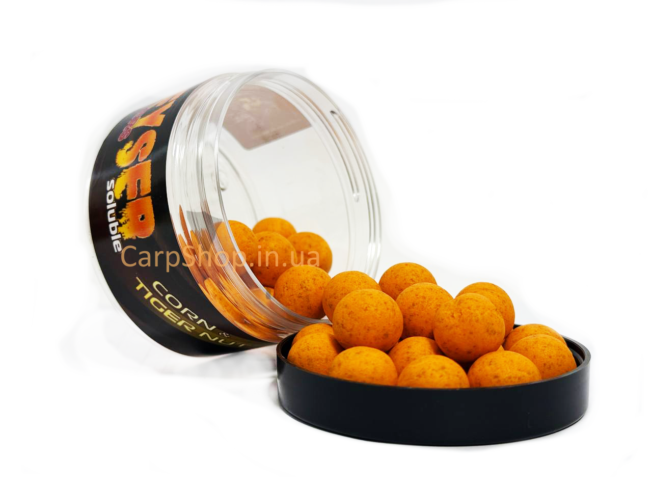 Вафтерси Trinity Baits GEYSER soluble SQUID + Corn + Tiger Nut 16 мм, фото 1