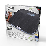 Ваги електричні до 180 кг Adler AD 8192  точність 100 г велика платформа, фото 10