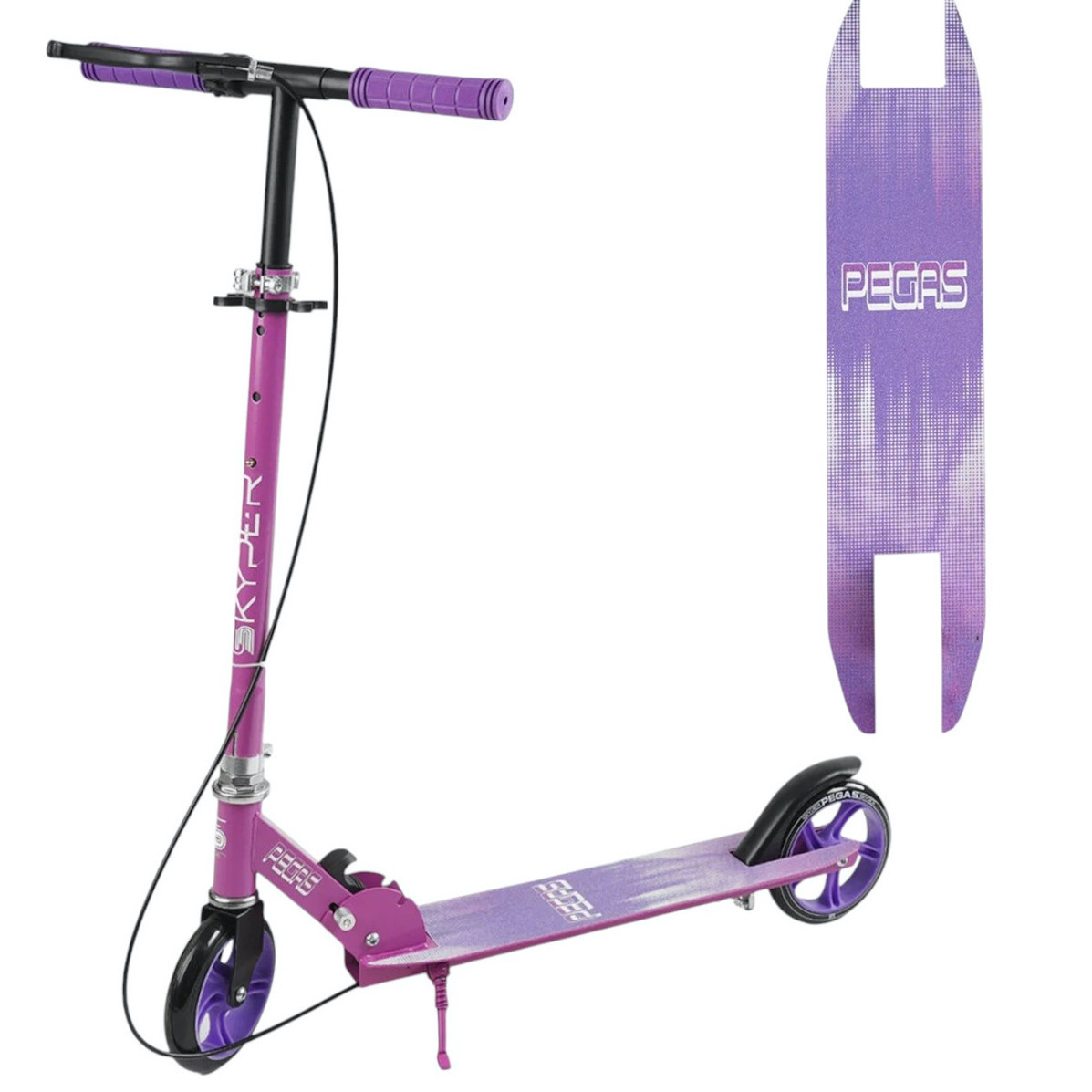 Самокат з ручним гальмом Skyper "Pegas" арт. PG-74042, фото 1