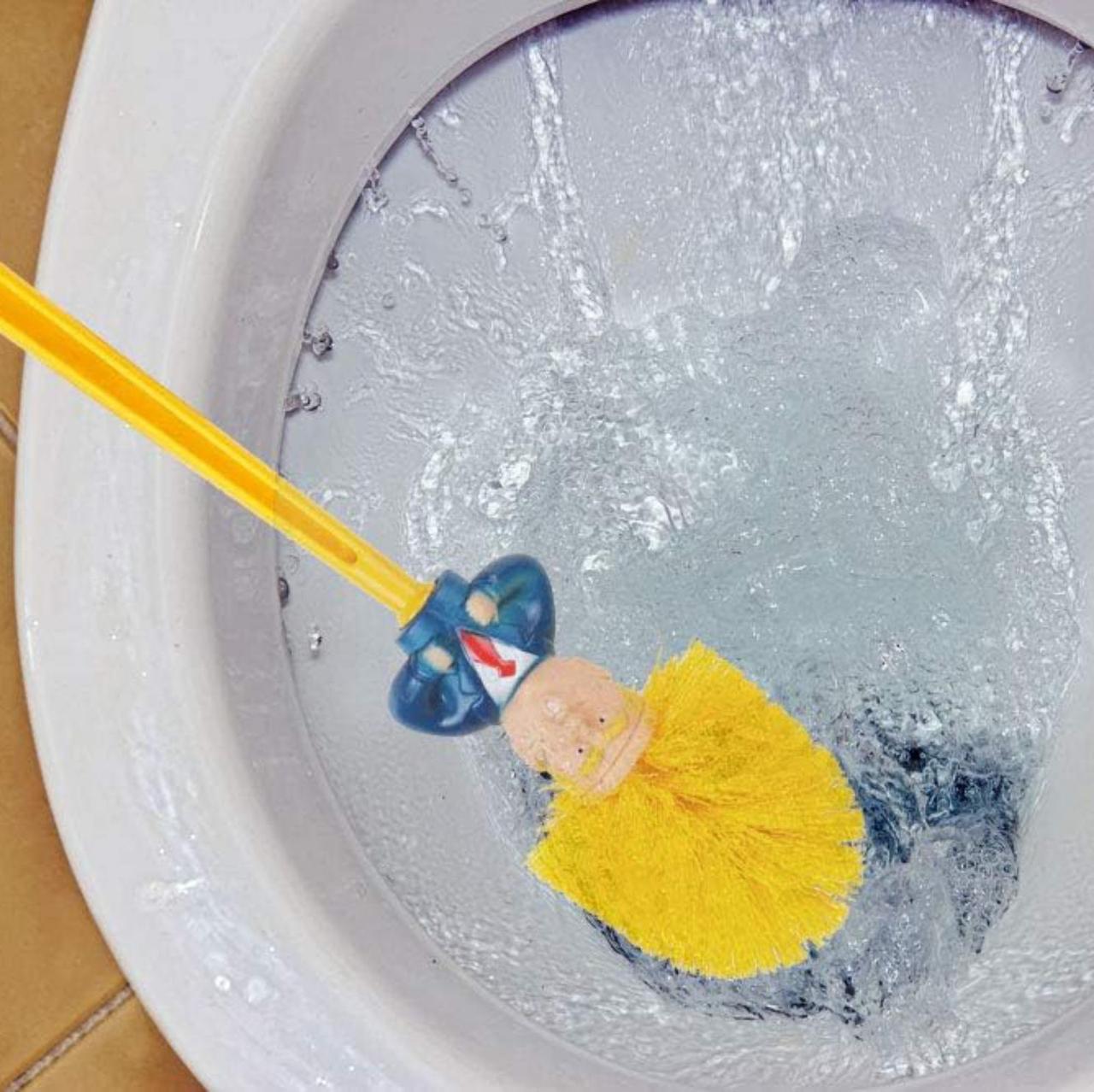 Щітка для унітазу Trump. Йоржик, вантуз для чищення Трамп, фото 1