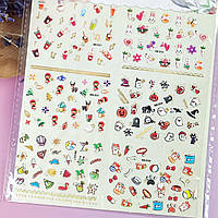 Наклейка для нігтів Сет 04