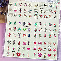 Наклейка для нігтів Сет 05