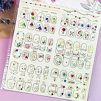 Наклейка для нігтів Сет 07