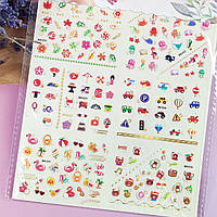 Наклейка для нігтів Сіт 09