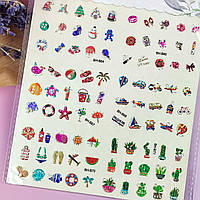 Наклейка для нігтів Сет 11