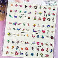 Наклейка для нігтів Сет 13