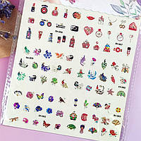 Наклейка для нігтів Сет 16