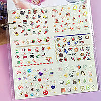 Наклейка для нігтів Сет 17