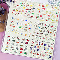 Наклейка для нігтів Сет 18