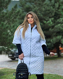 Куртка-пальто жіноча стьобана