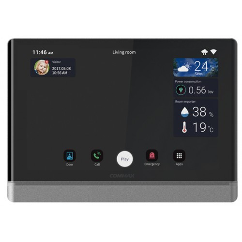 IP відеодомофон Commax CIOT-1000Y Black
