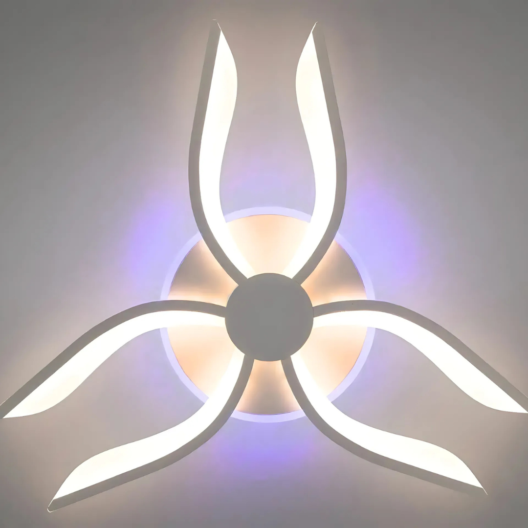 Діодна лед люстра Diasha 60W до 16 м² колір Білий 2481/6WH 3col dim, фото 1