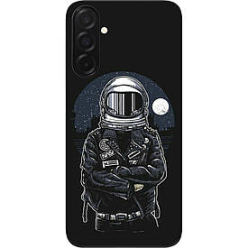 Чохол силіконовий Case для Samsung Galaxy A26 5G з картинкою Космонавт і місяць