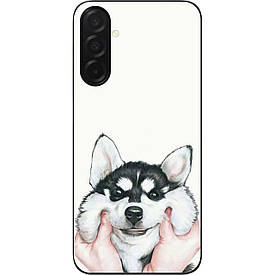 Бампер силіконовий Case для Samsung Galaxy A26 5G з малюнком Хаскі