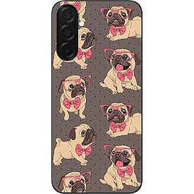 Бампер силіконовий Case для Samsung Galaxy A26 5G з малюнком Мопсики