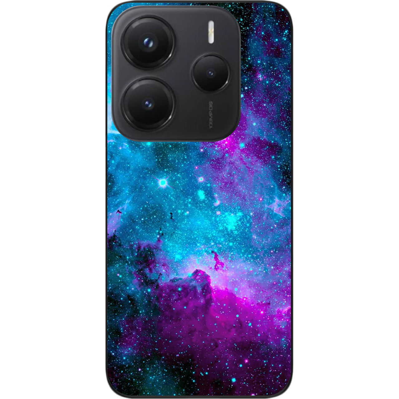 Чохол силіконовий Case для Xiaomi Redmi Note 14 5G з картинкою Космос