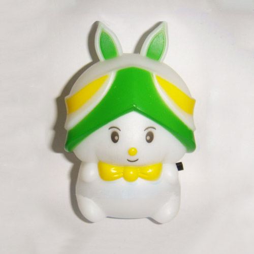 Нічник Зайчик жовтогарячий/Lemanso NL11, фото 1